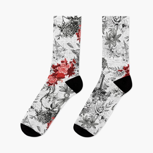 Item preview, Toile de Jouy Floral designed and sold by SamyMust.
