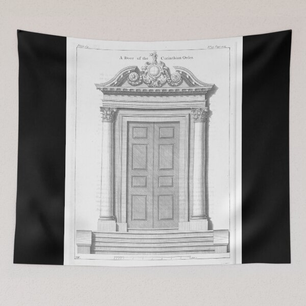 Item preview, Corinthian Door from A Complete Body Of Architecture: Adorned With Plans And Elevations (1756) designed and sold by Douglas E. Welch Design and Photography.