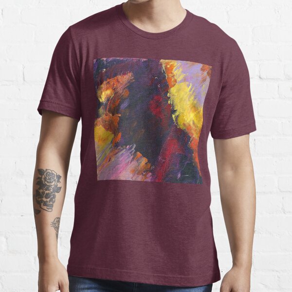 Fiery Horizon, Conscious, Colorful Abstract Landscape Art by Courtney Hatcher Essential T-Shirt