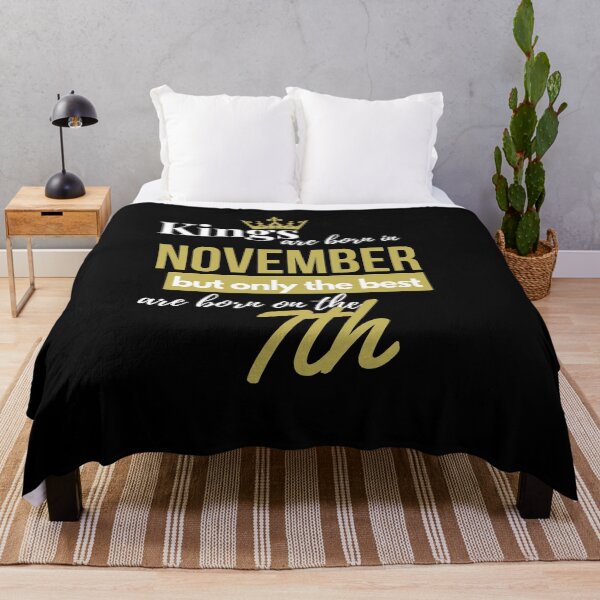 Item preview, Kings are born in November but only the best are born on November 7th designed and sold by S4PPHIRE-DES1GN.
