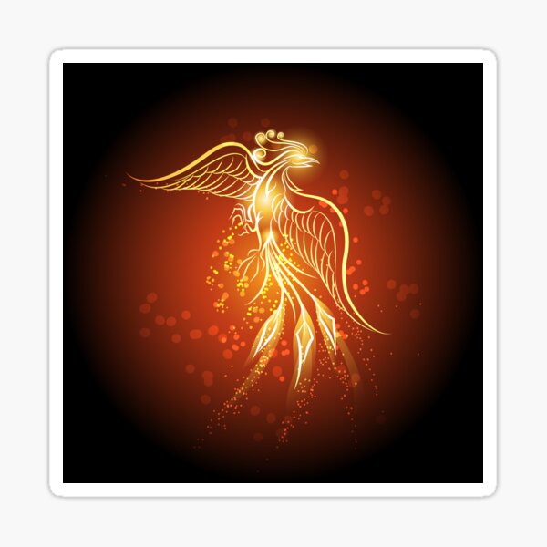Rising phoenix Sticker