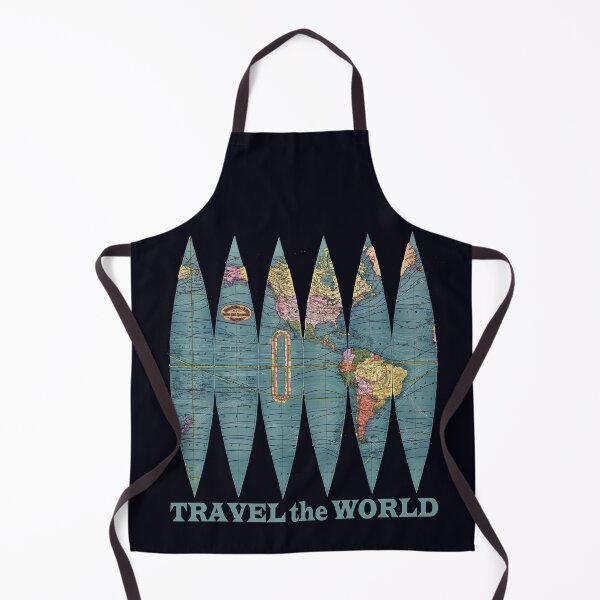 Item preview, Travel the World - Vintage Globe Map designed and sold by ittybittyowl.