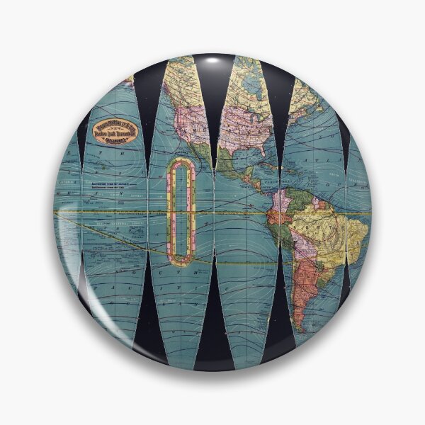 Item preview, Travel the World - Vintage Globe Map designed and sold by ittybittyowl.