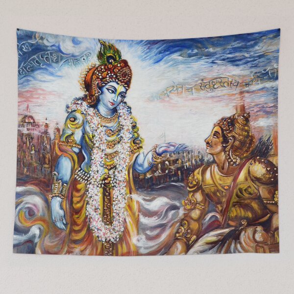 Item preview, Krishna - Arjuna in Bhagwat Geeta designed and sold by Harsh Malik.