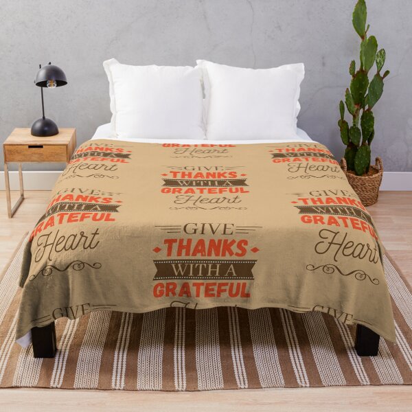 Item preview, Give Thanks With A Grateful Heart Typography Design- by Boo-da-chay designed and sold by Boo-da-chay.