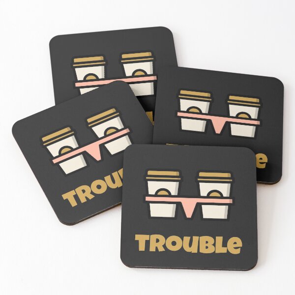 Item preview, Trouble - Coffee Cups designed and sold by Arva-Designs.