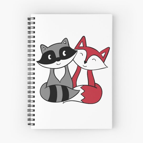 Item preview, Fox and Raccoon Best Friends designed and sold by heathercashart.