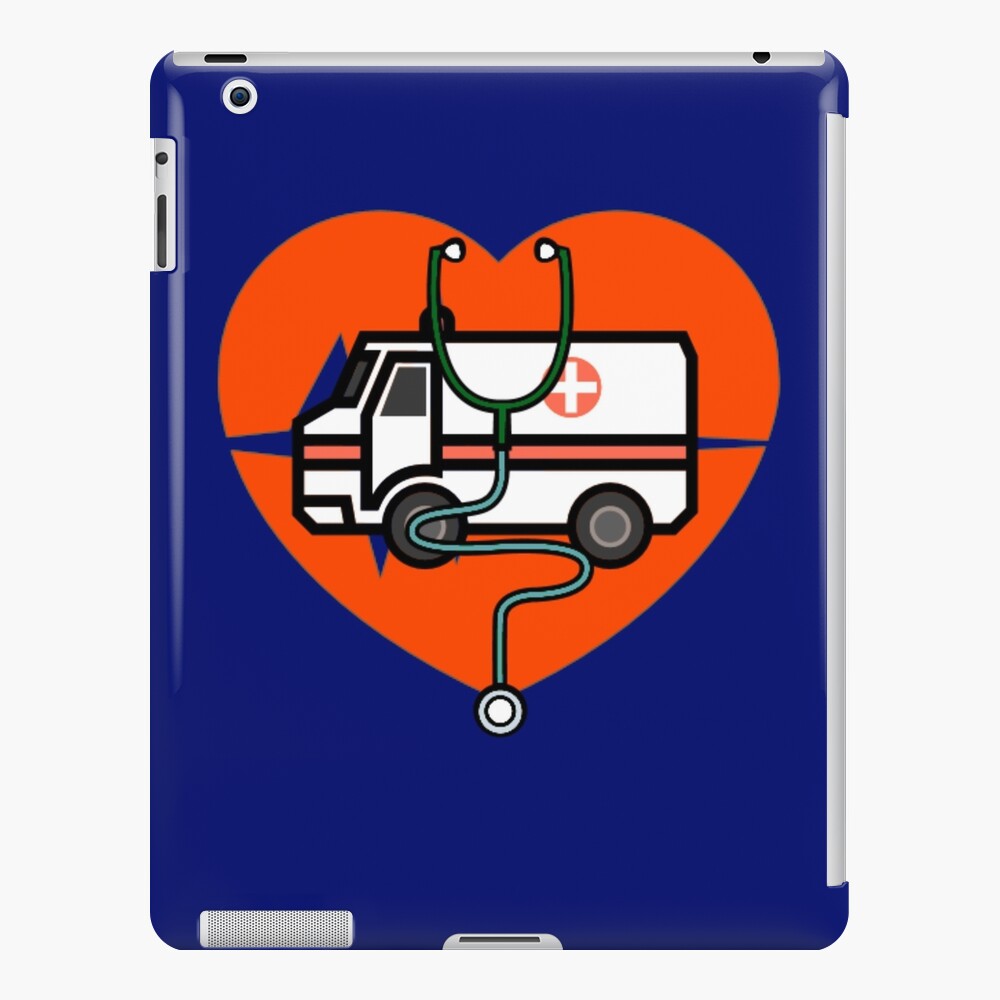 emergency-medical-services-logo-ipad-case-skin-for-sale-by