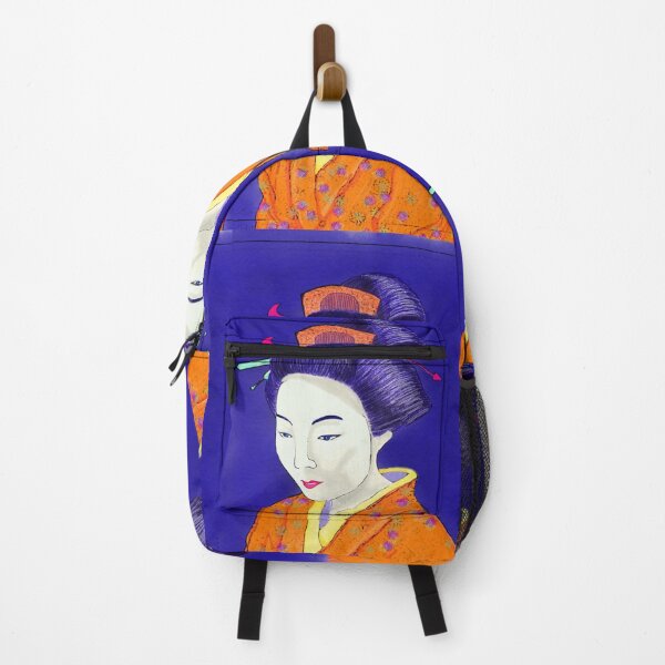 Item preview, Japanese Geisha - Orange Kimino designed and sold by Anne-Maree Hunter.