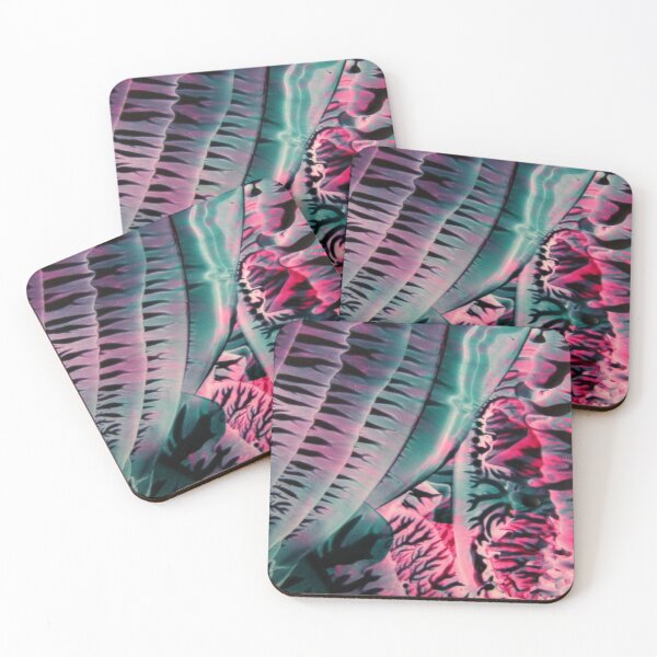 Item preview, Teal Pink Violet Abstract designed and sold by Dallas Manicom.