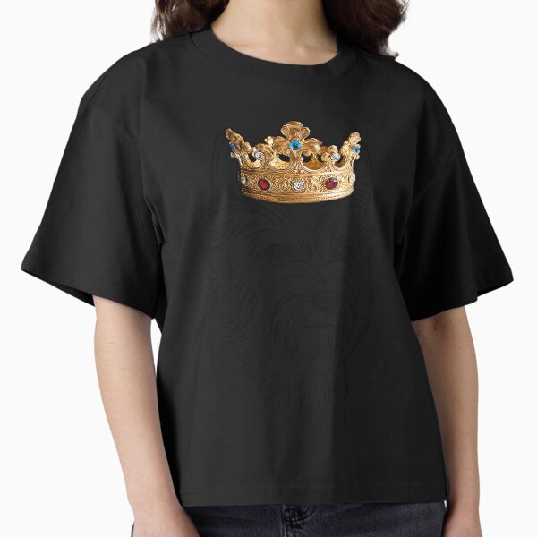 Cairn Terrier Dog Wearing Crown Boxy T-Shirt