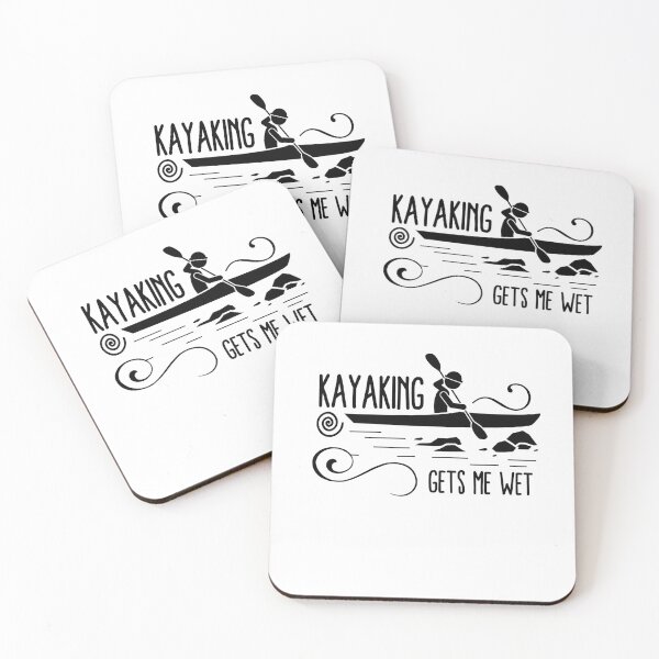 Item preview, Kayaking Gets Me Wet Funny Simple designed and sold by somebasic.