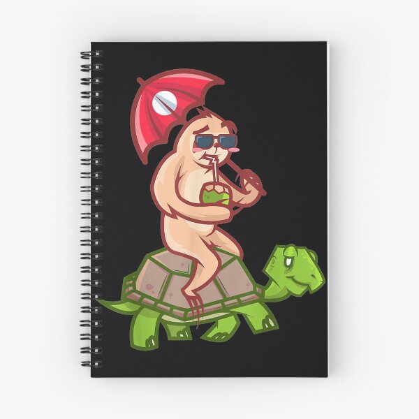 Item preview, Sloth Riding Turtle Funny Lazy Slow Speed Wild Animal Lover  designed and sold by JonesErin.
