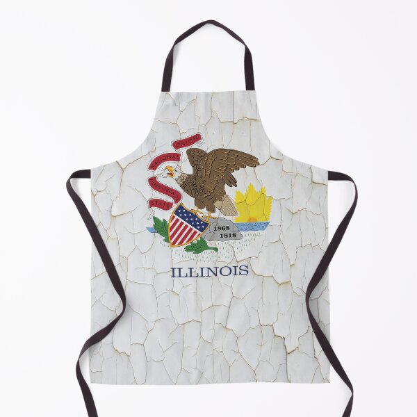 Item preview, Illinois Flag Grunge Wall designed and sold by TRowanDesign.