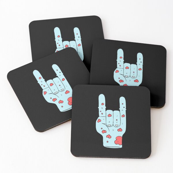 Item preview, Blue Zombie Peace Sign designed and sold by KammilDesigns.