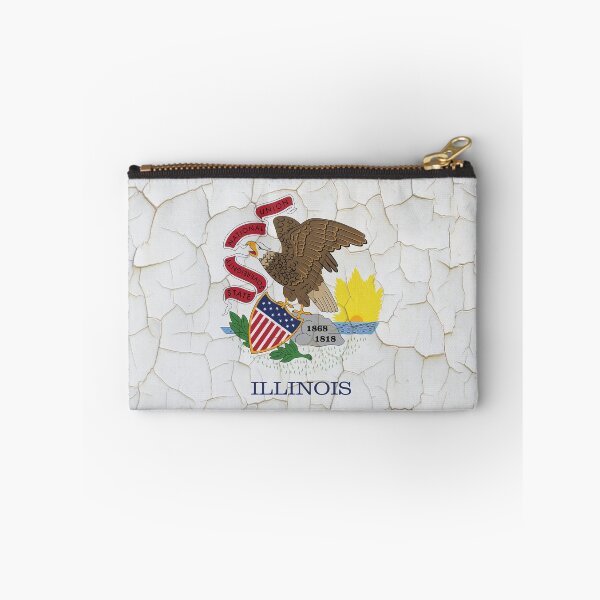 Item preview, Illinois Flag Grunge  Wall designed and sold by TRowanDesign.