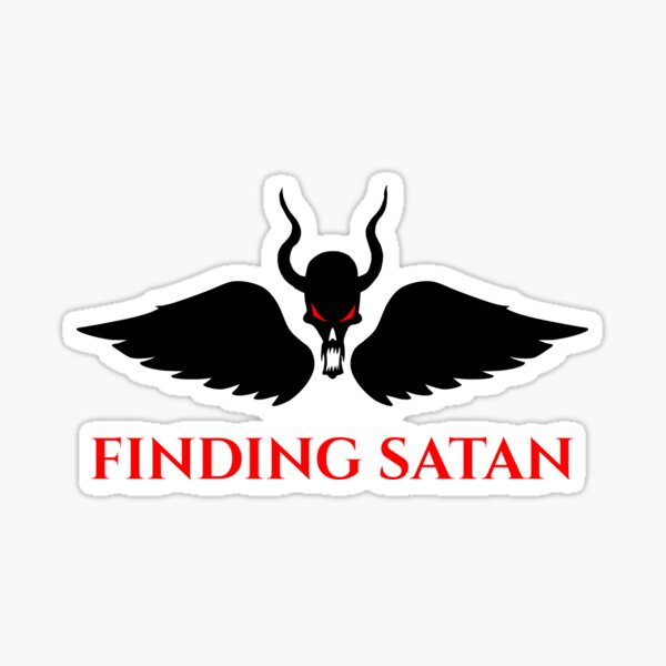 Finding Satan Logo Sticker