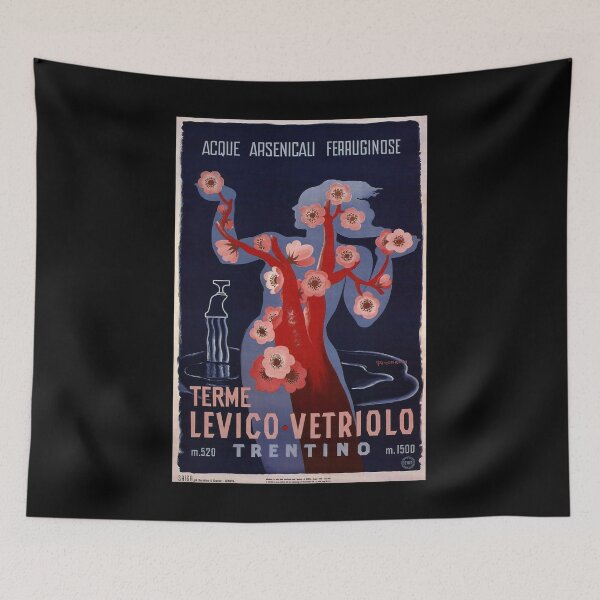 Item preview, Trentino retro poster designed and sold by CorasPosters.