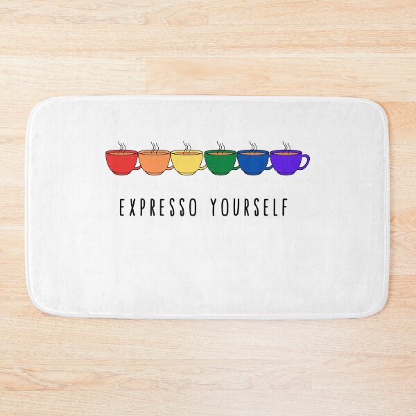 Item preview, Expresso Yourself Pride Rainbow designed and sold by somebasic.