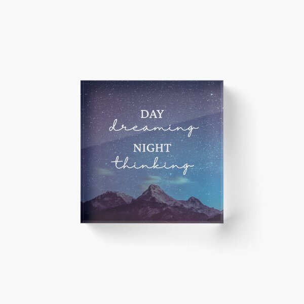 Item preview, daydreaming and night thinking designed and sold by lexicolor.