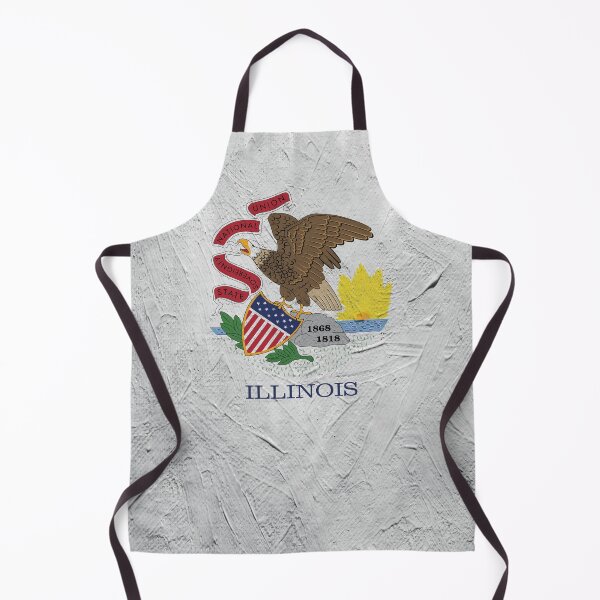 Item preview, Illinois Flag Wall designed and sold by TRowanDesign.