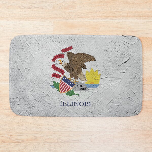 Item preview, Illinois Flag Wall designed and sold by TRowanDesign.