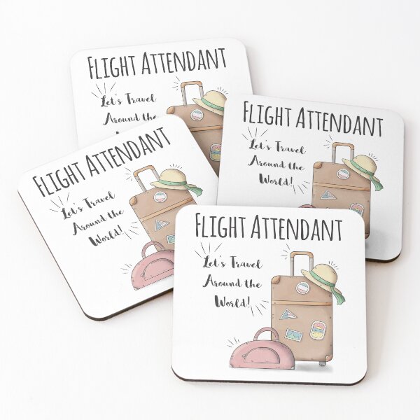 Item preview, Flight Attendant Let's Travel Around The World designed and sold by 4AllTimes.