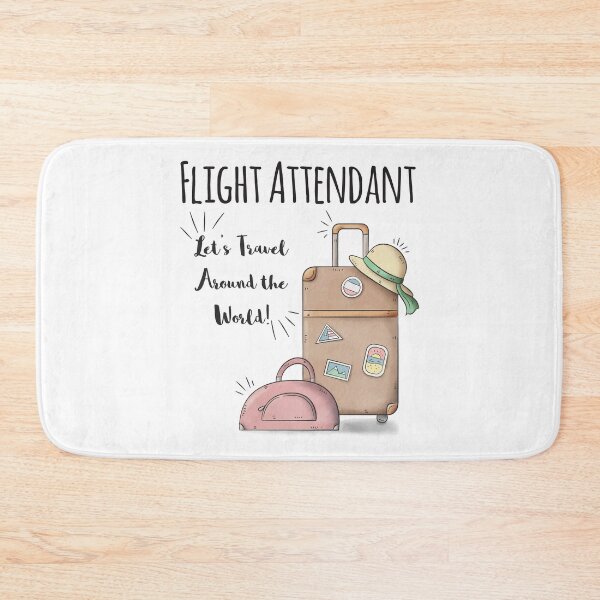Item preview, Flight Attendant Let's Travel Around The World designed and sold by 4AllTimes.