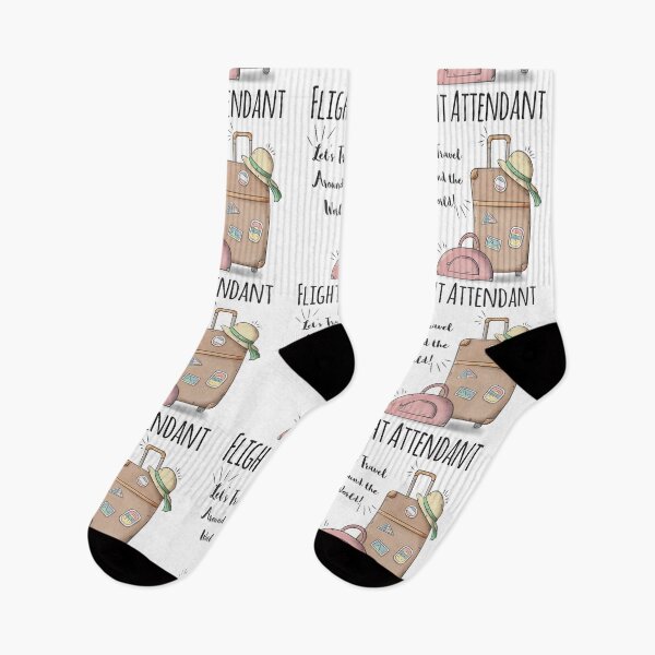 Item preview, Flight Attendant Let's Travel Around The World designed and sold by 4AllTimes.