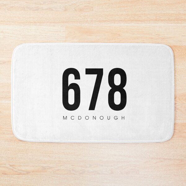 Item preview, McDonough, GA - 678 Area Code design designed and sold by CartoCreative.