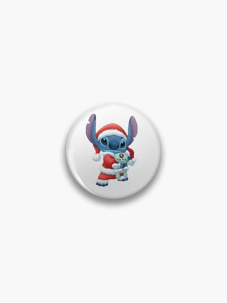 Stitch Christmas Badge 