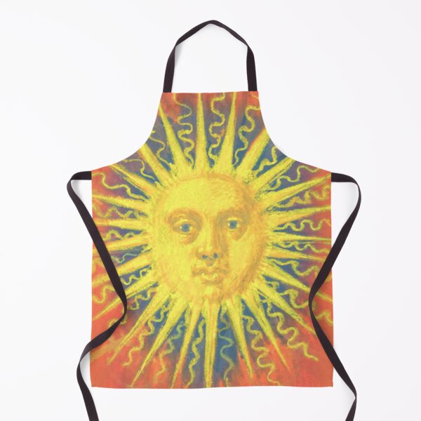 Item preview, Blazing Sun From Splendor Solis Illuminated Manuscript by Salomon Trismosin - 1582 designed and sold by IridescentSea.