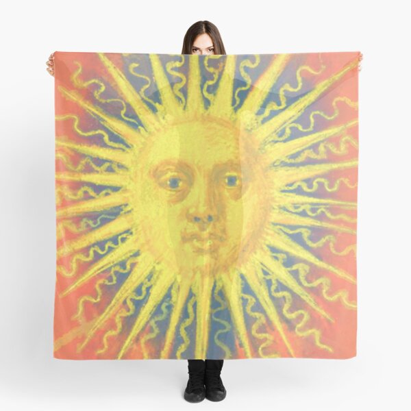 Item preview, Blazing Sun From Splendor Solis Illuminated Manuscript by Salomon Trismosin - 1582 designed and sold by IridescentSea.
