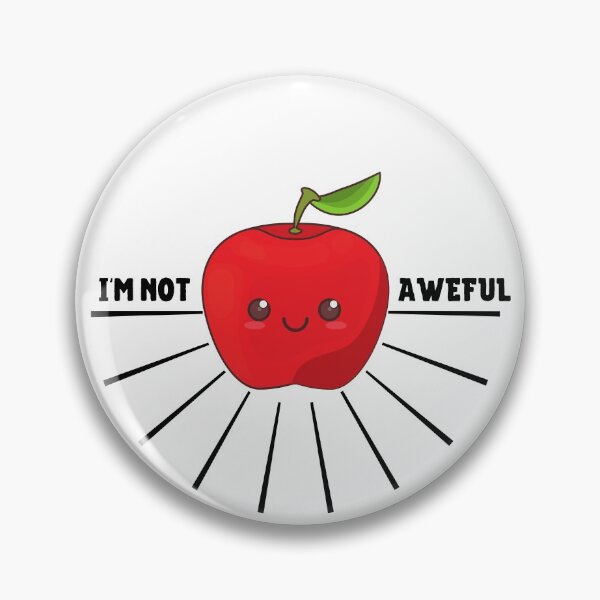 Item preview, Apple Puns Im Not Aweful Funny designed and sold by somebasic.