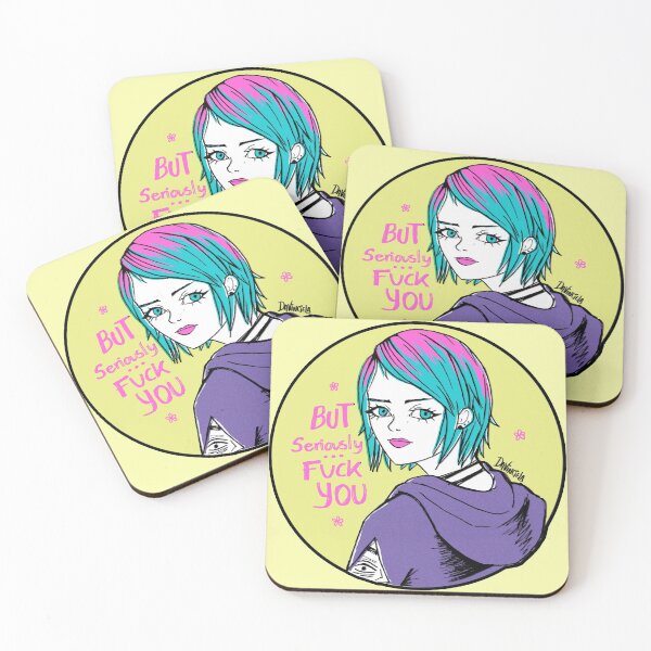 Item preview, Chloe Price Life Is Strange Sticker Fck you designed and sold by davinciela.