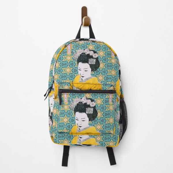Item preview, Japanese Geisha  - Yellow Kimono designed and sold by Anne-Maree Hunter.