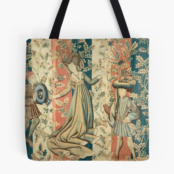 Item preview, Courtiers in a Rose Garden: A Lady and Two Gentlemen designed and sold by TumbleTee.