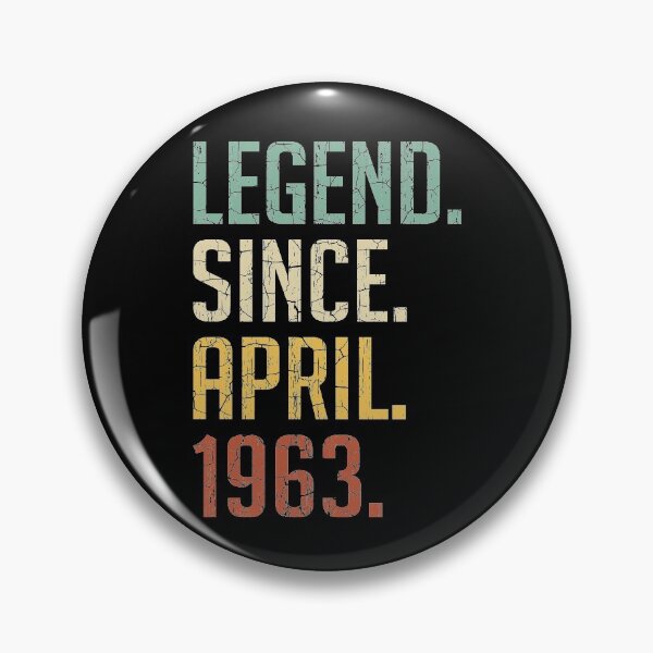 Item preview, Legend Since April 1963 58th Birthday Gift 58 Years Old Vintage April 1963 designed and sold by Takatv.