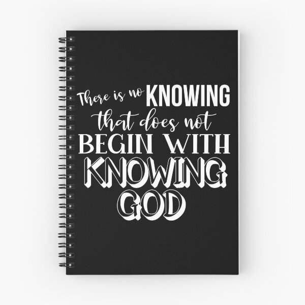 Item preview, Knowing God - John Calvin Quote designed and sold by StillInBeta.