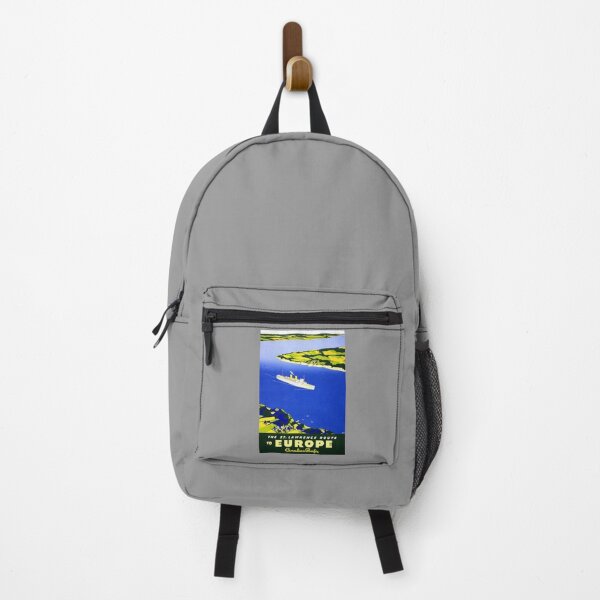 Item preview, To Europe retro poster designed and sold by CorasPosters.