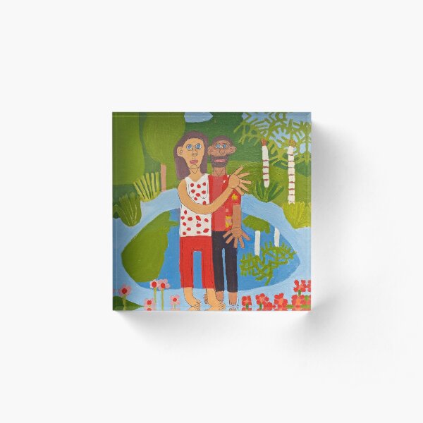 Mother son Love Acrylic Block