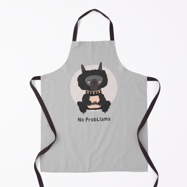 Item preview, No ProbLlama - Llama Yoga Meditating designed and sold by Kaos Urbanwear.