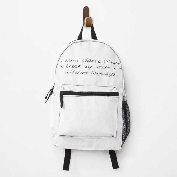 Item preview, “i want charlie gillespie to break my heart in 17 different languages” designed and sold by Brady Duncan.