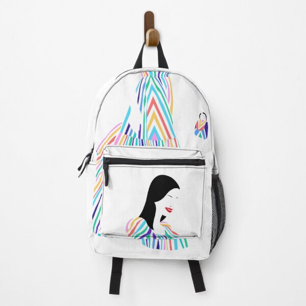 Artikelvorschau, Frau im Regenbogenkleid entworfen und verkauft von MAS Graphic Design.