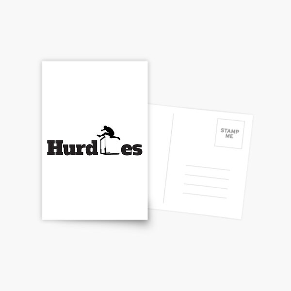 Hurdles Postcard