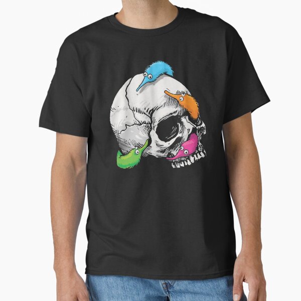 Worms on a String on a Skull Classic T-Shirt