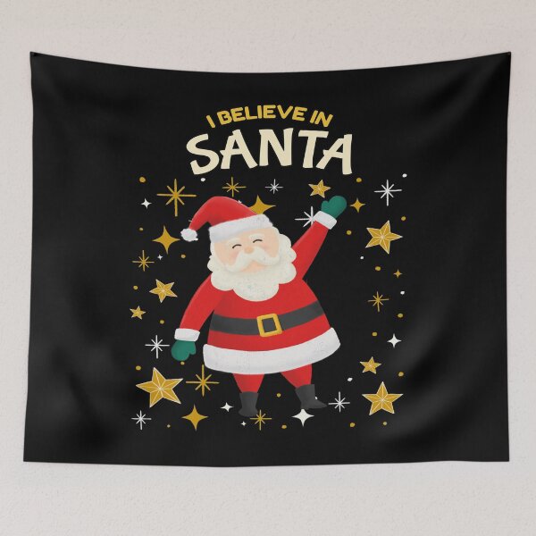 Item preview, I Believe In Santa Wave designed and sold by Coder-T.