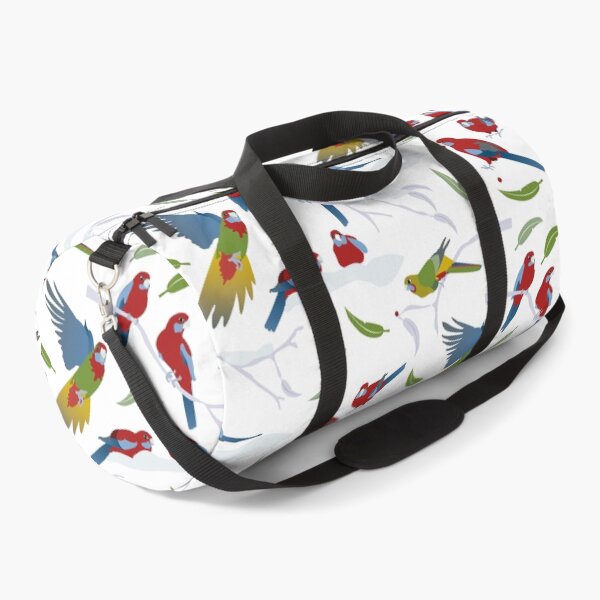 Item preview, Crimson Rosellas in winter snow designed and sold by Colour Angel by KV.