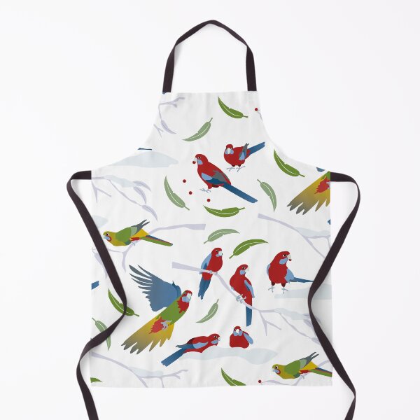 Item preview, Crimson Rosellas in winter snow designed and sold by Colour Angel by KV.