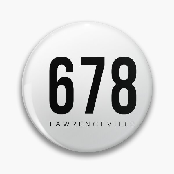 Item preview, Lawrenceville, GA - 678 Area Code design designed and sold by CartoCreative.